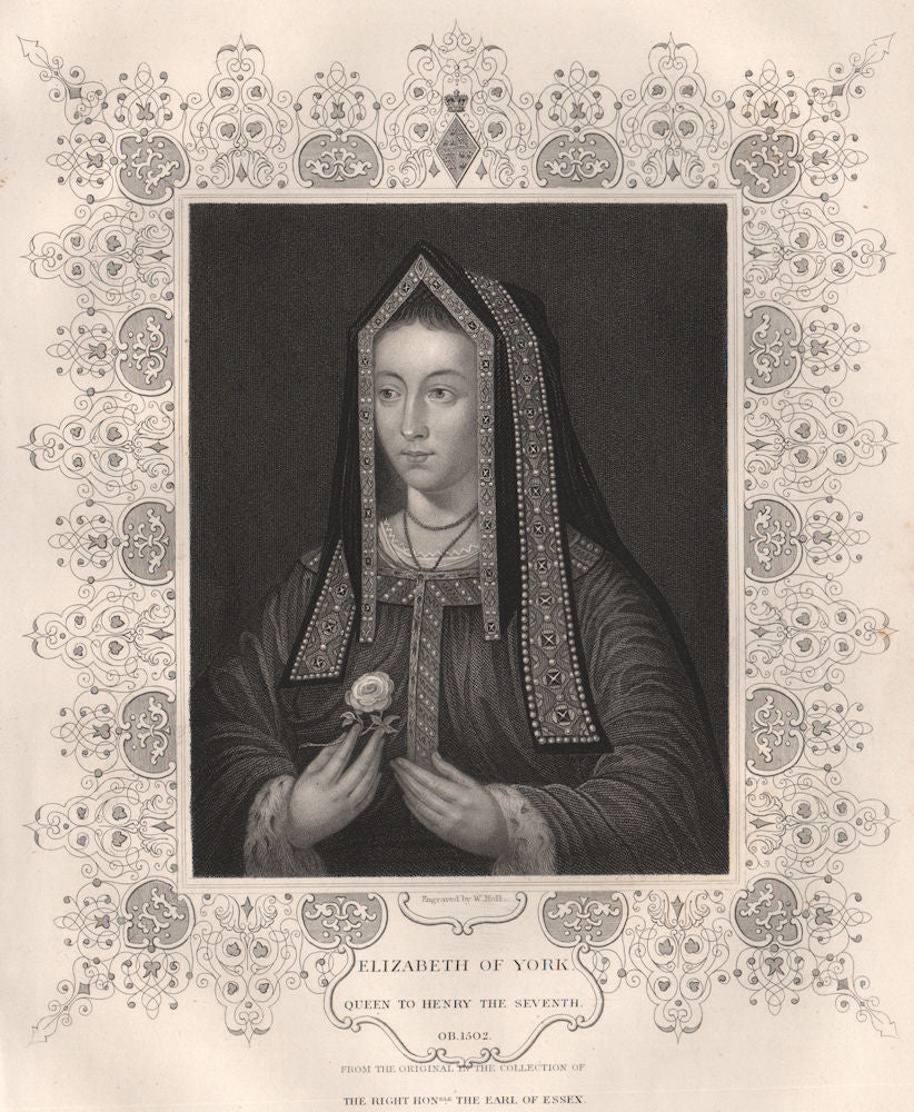 BRITISH HISTORY. Elizabeth of York. Queen to Henry the Seventh / VII.TALLIS 1853